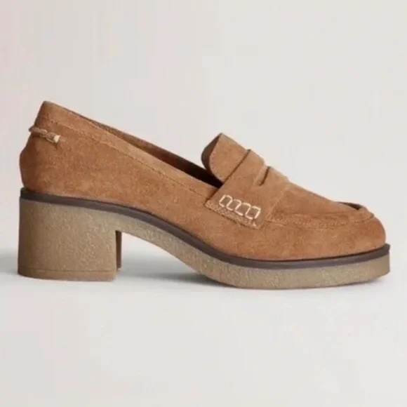 PRISTINE Boden Tan  Moccassin Loafers Size 37 US  6 Nubuck Suede Maple Sugar Boden | Shoes | Boden Mens Tan Suede Loafers | Poshmark main image 3